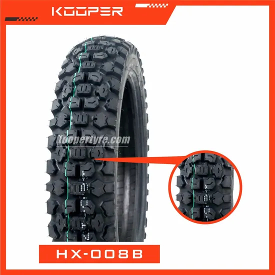 إطارات/إطارات أنبوبية للدراجات النارية Mud&Snow KOOPER 6PR/8PR (4.60-17) مع ISO CCC E-MARK DOT