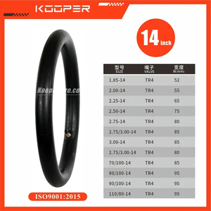 الأنبوب الداخلي الطبيعي للدراجة النارية الثقيلة 1.85-14 2.00-14 2.25-14 2.50-14 2.75-14 3.00-14